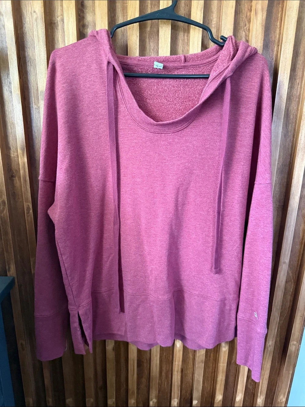 ALO YOGA Fluid Pullover Hooded Tunic Hoodie. Size S